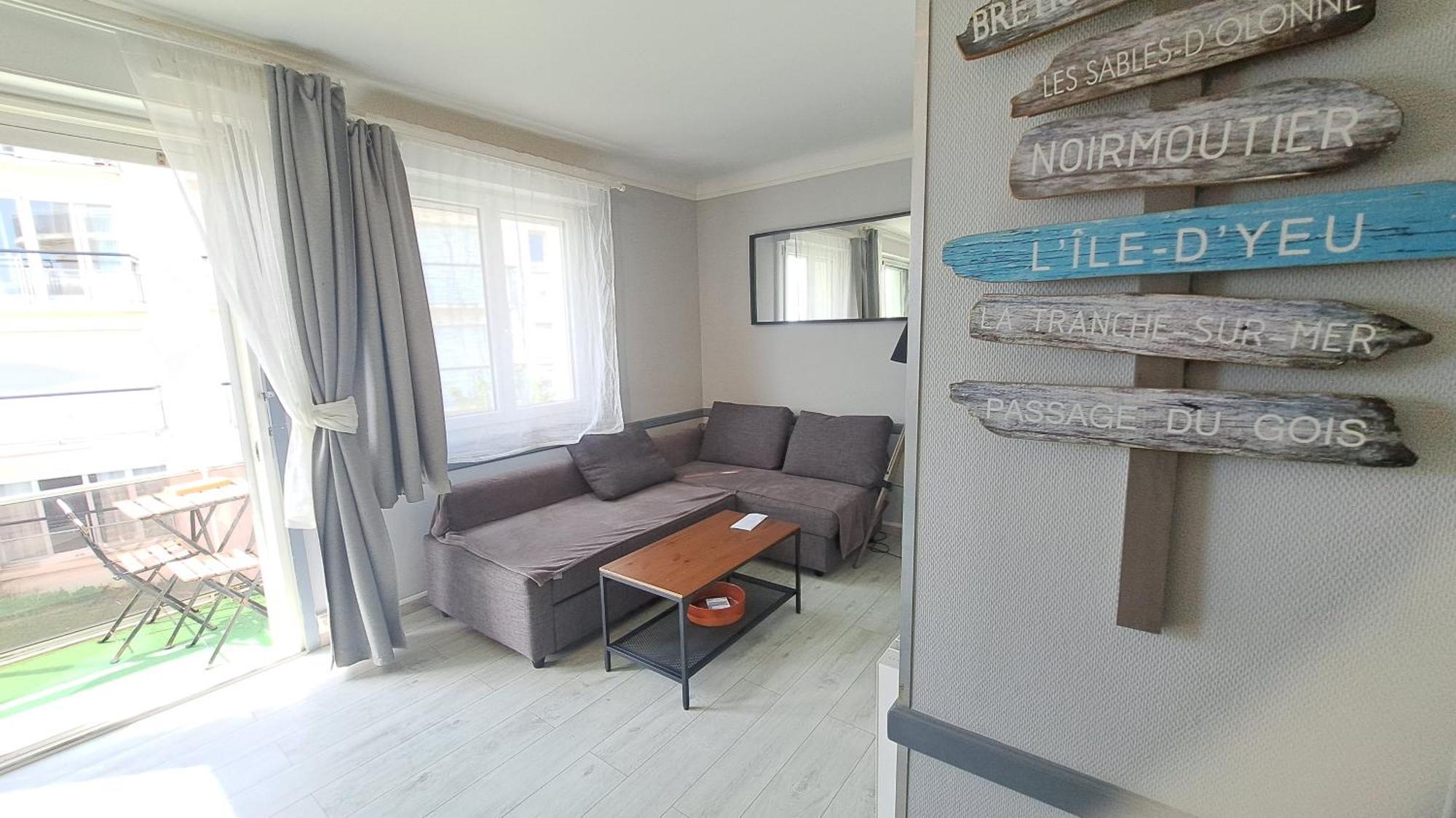 Couchant Radieux Appartement 2 Pieces 4 Personnes Vue Mer Сен-Жан-де-Мон Экстерьер фото